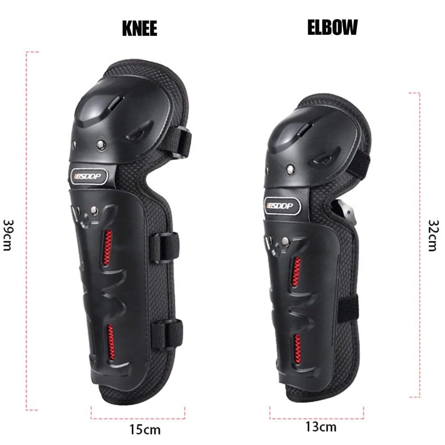 4PCS Motorcycle Elbow Kneepad - Image 4