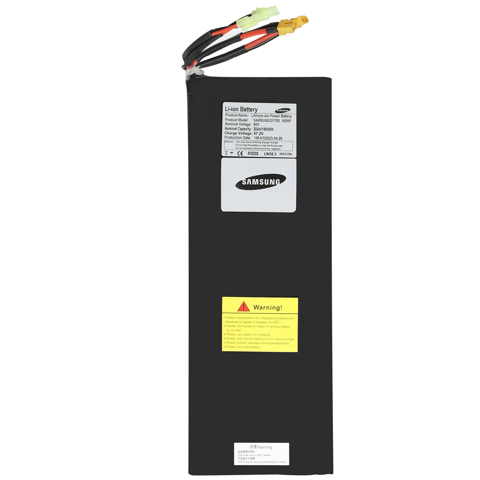 Samsung 60V 30AH / Standard 60V 27AH Battery Raptor - Image 4