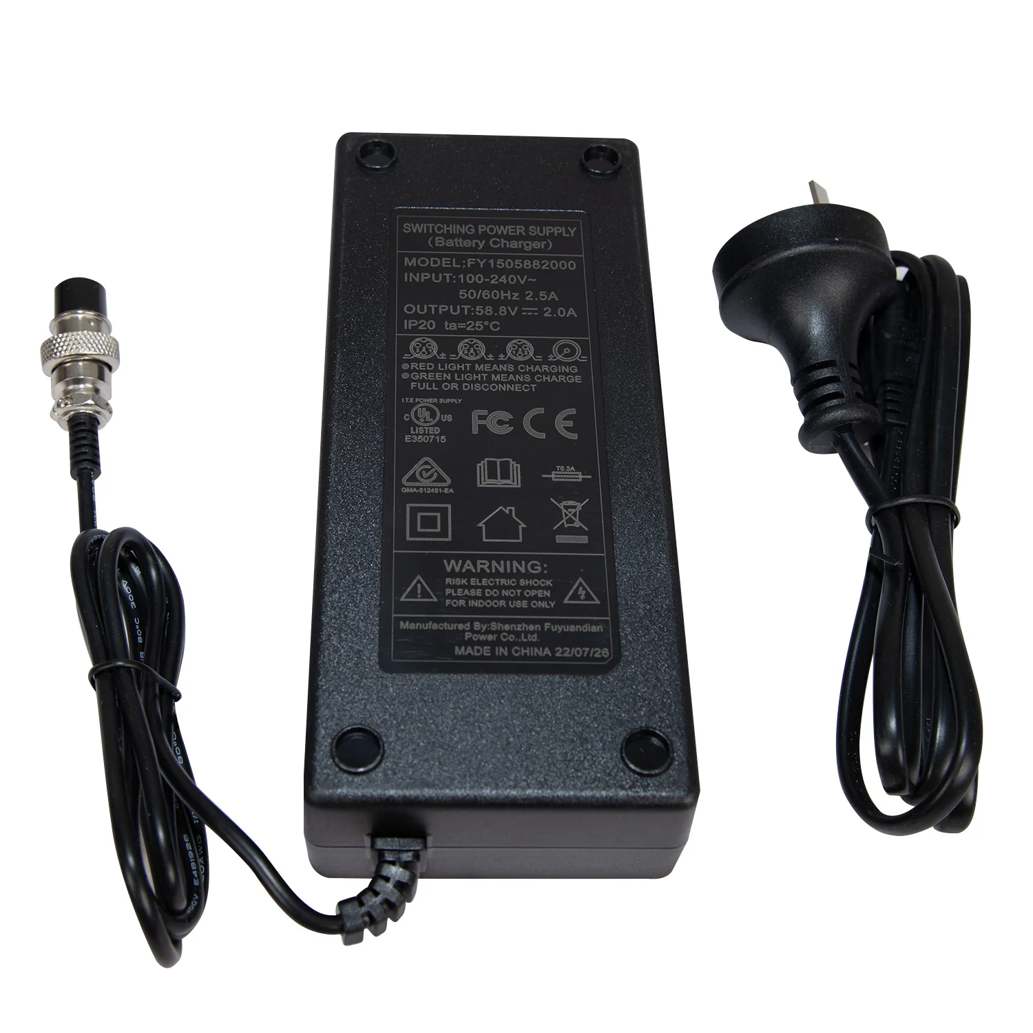 Charger 58.8V 2A Y10 - Image 3
